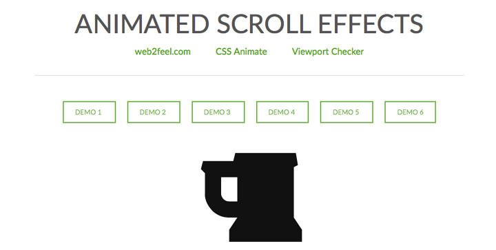 30+ jQuery Plugins For Scrolling Effects With CSS Animation 