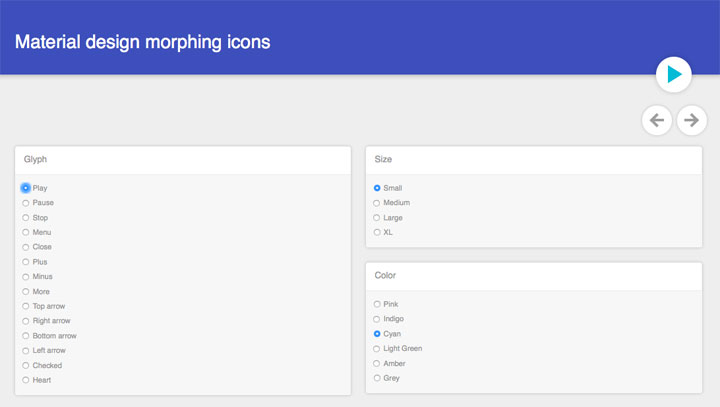 Material-design-morphing-icons