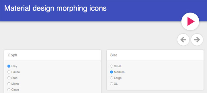 Material-design-morphing-icons