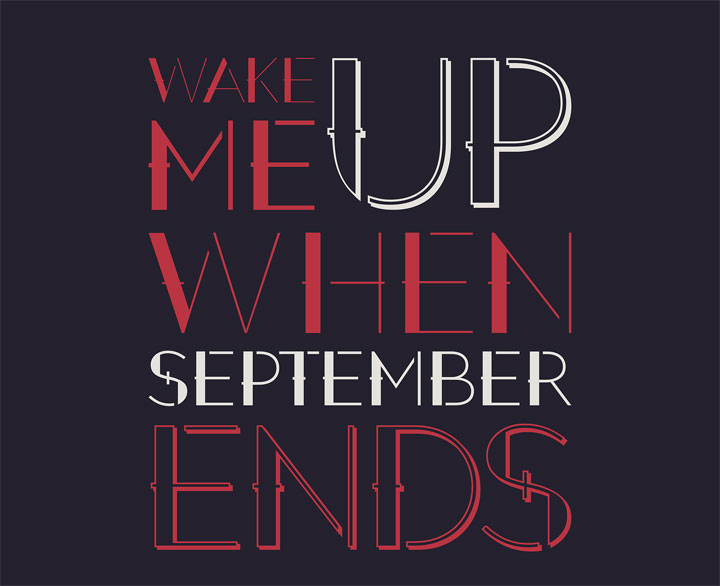 September-font