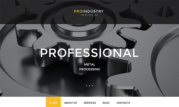  Industrial WP Theme 