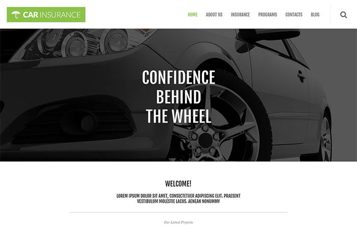  Car Insurance Responsive WordPress Theme