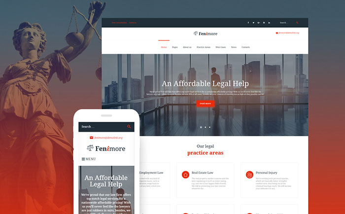  law firm WP theme 