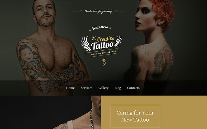  Tattoo WordPress Theme 