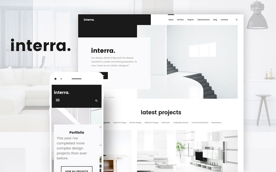 Interra - the Best Interior Design WordPress Theme 